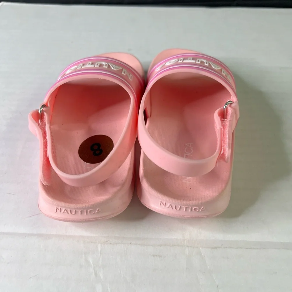 Nautical 8 little girls pink slides